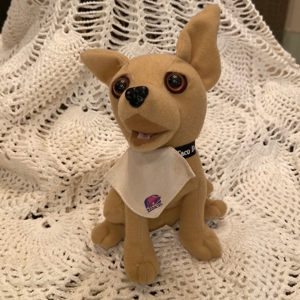 Taco Bell plush chihuahua dog
